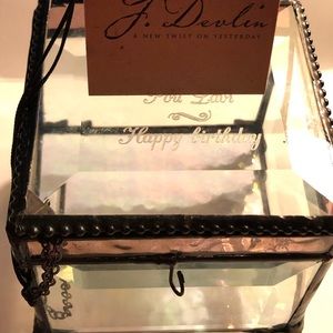 Rose gold necklace and box